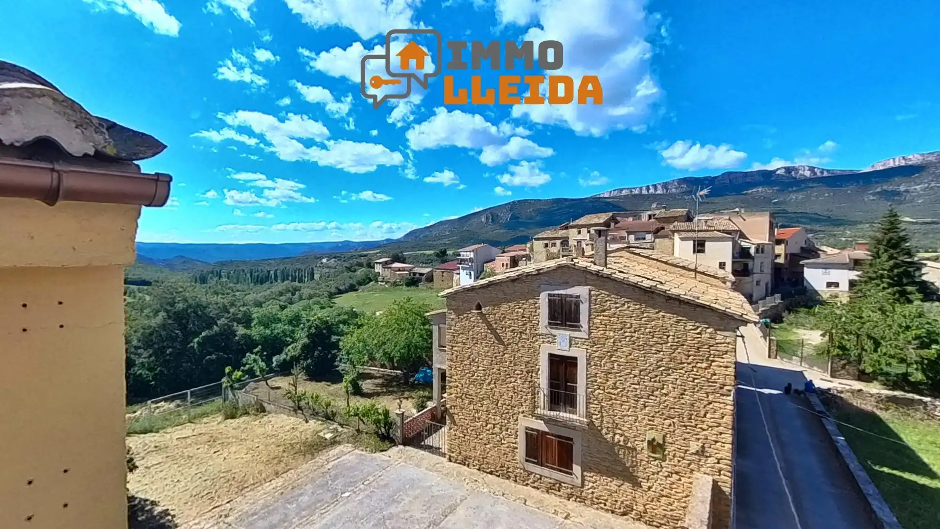 Vista exterior de Casa adosada en venta en Àger con Calefacción, Terraza y Trastero