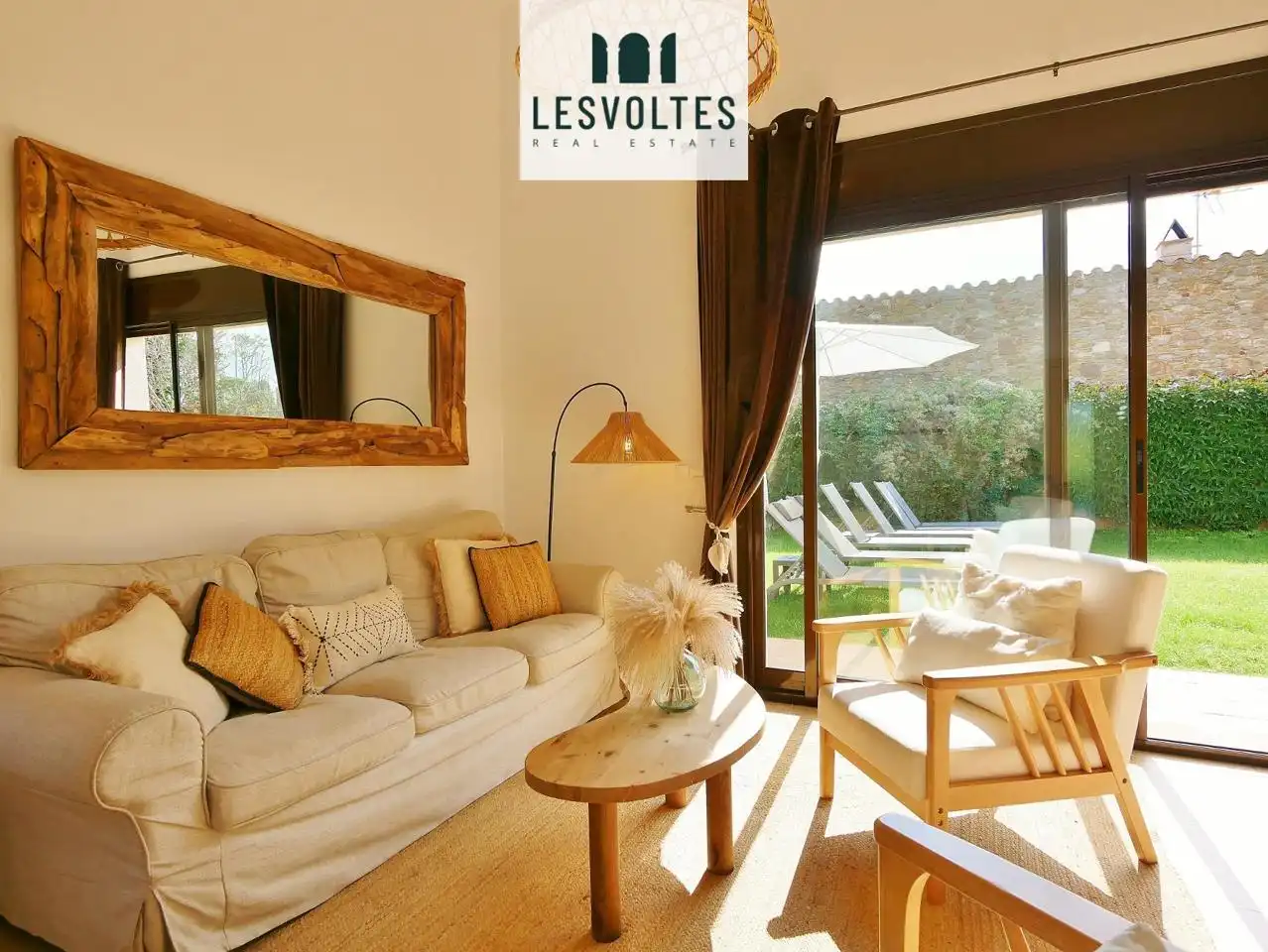 Sala de estar de Casa o chalet en venta en Madremanya, Girona