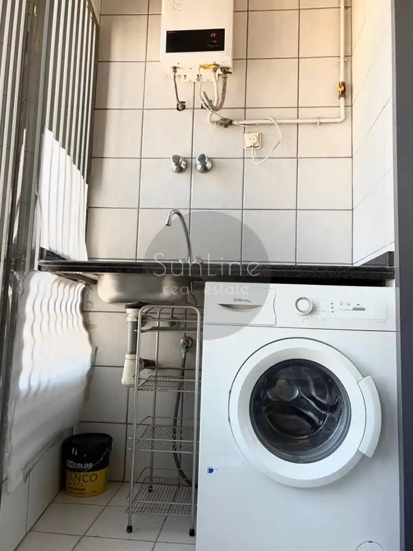 Kitchen of Flat for rent in Valencia  with Furnished, Balcony and Pets allowed