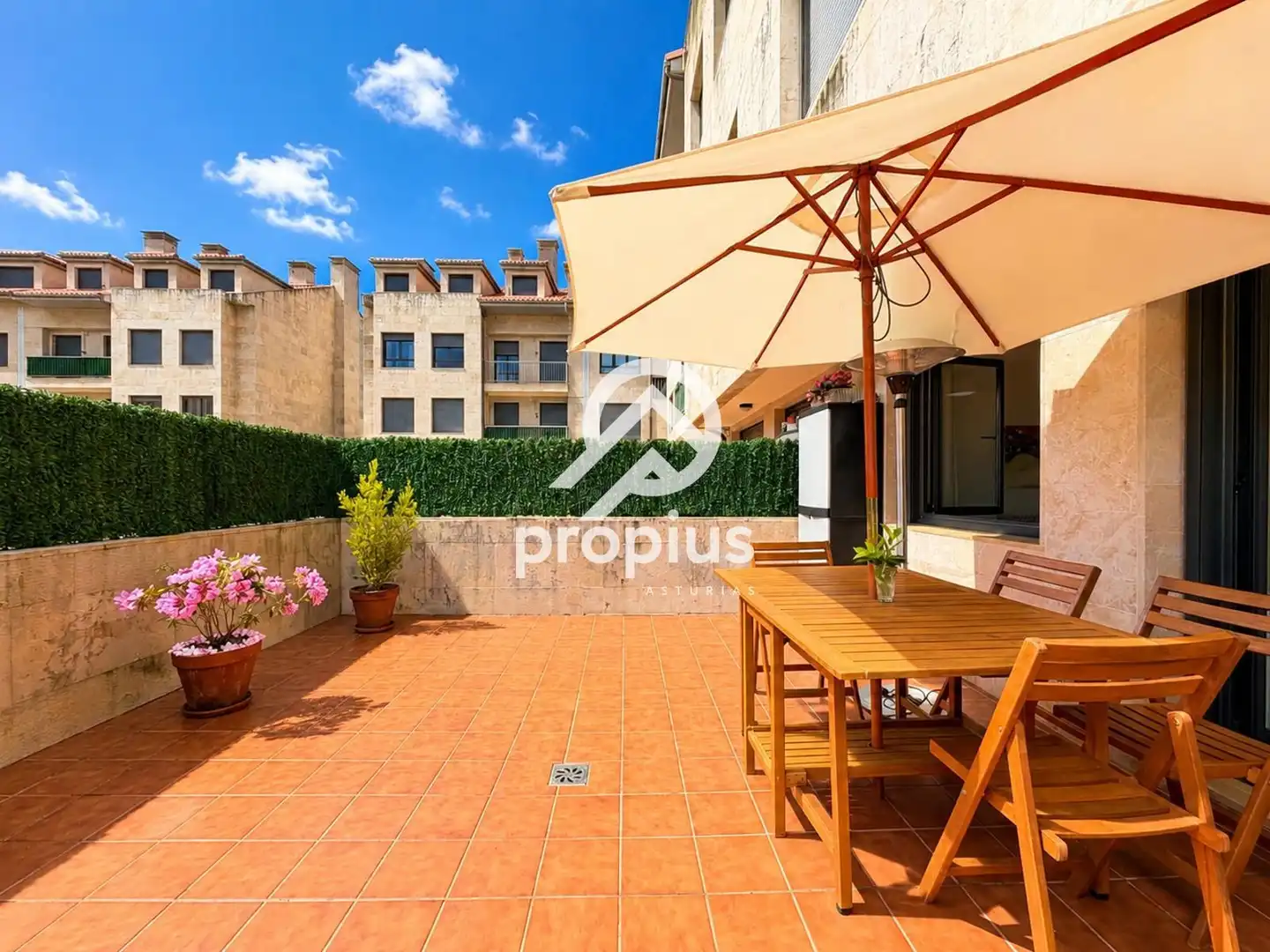 Terrace of Flat for sale in Llanes  with Heating, Terrace and Storage room