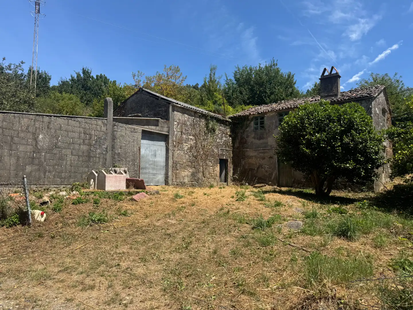 Vista exterior de Finca rústica en venta en Muros con Jardín privado y Terraza