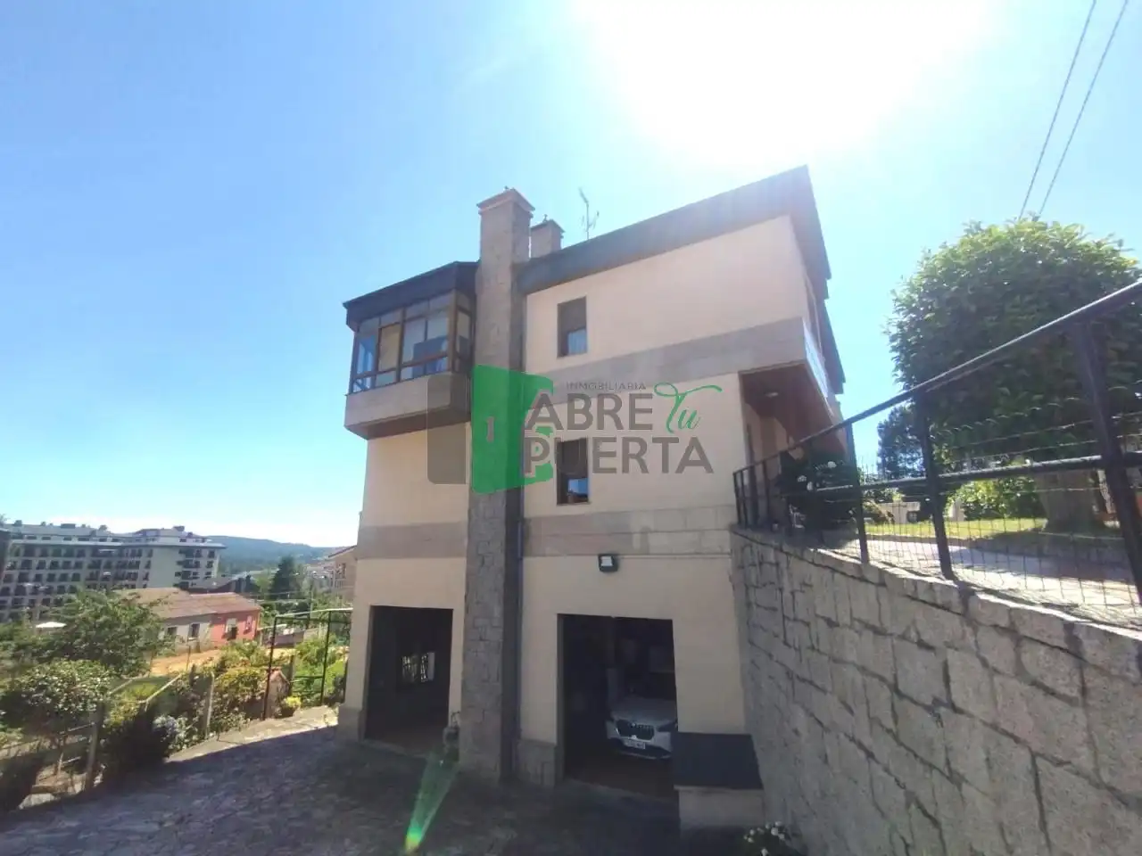 Exterior view of Houses for sale in Ourense Capital   with Heating, Private garden and Terrace