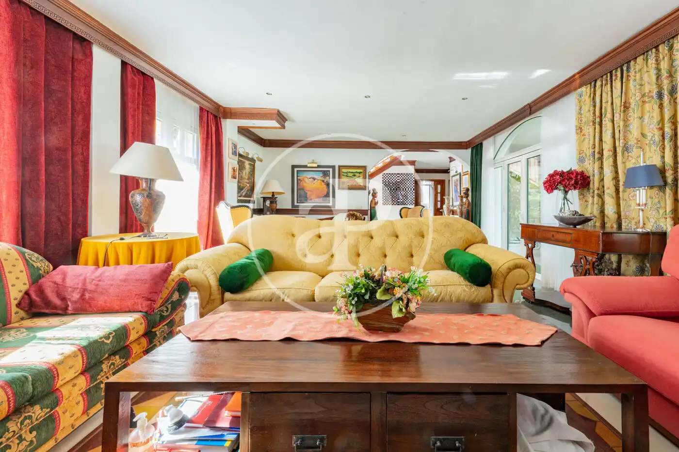 Living room of Houses for sale in Valdeolmos-Alalpardo, Madrid