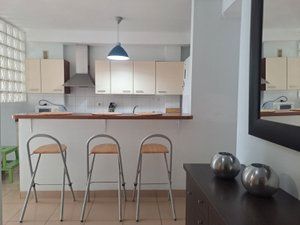 Cocina de Piso de alquiler en Las Palmas de Gran Canaria con Amueblado, Horno y Lavadora