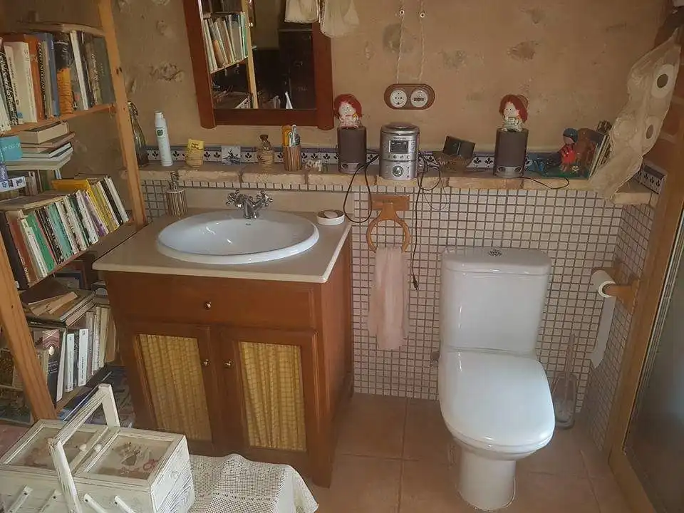 Baño de Casa o chalet en venta en Ráfol de Salem con Aire acondicionado, Terraza y Amueblado