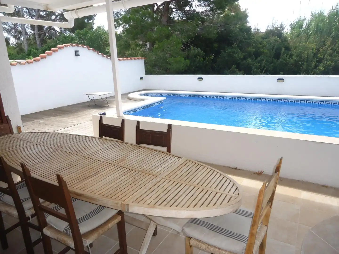 Schwimmbecken von Einfamilien-Reihenhaus zum Verkauf in L'Ametlla de Mar 