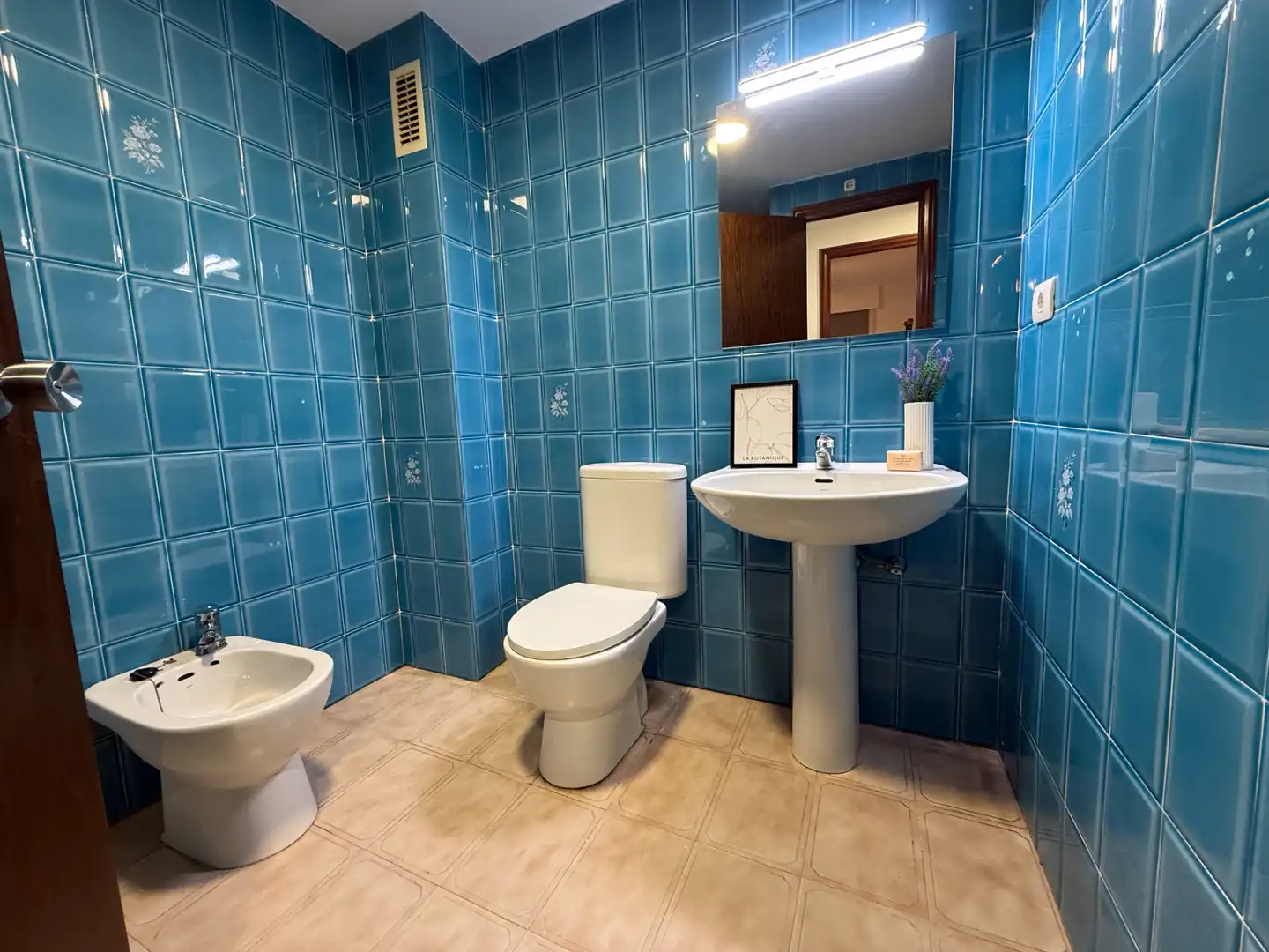 Bathroom of Flat for share in Nules  with Furnished, Oven and Washing machine