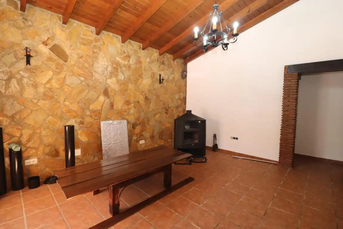 Sala de estar de Casa o chalet de alquiler en Alhaurín El Grande con Aire acondicionado, Jardín privado y Piscina