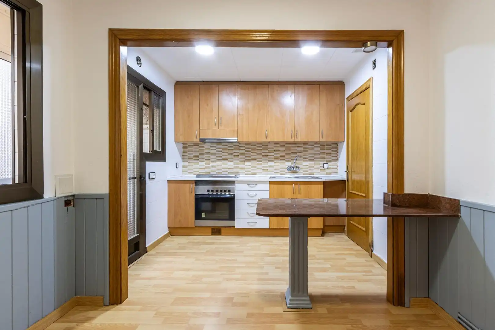 Kitchen of Flat for sale in Sabadell  with Heating and Parquet flooring