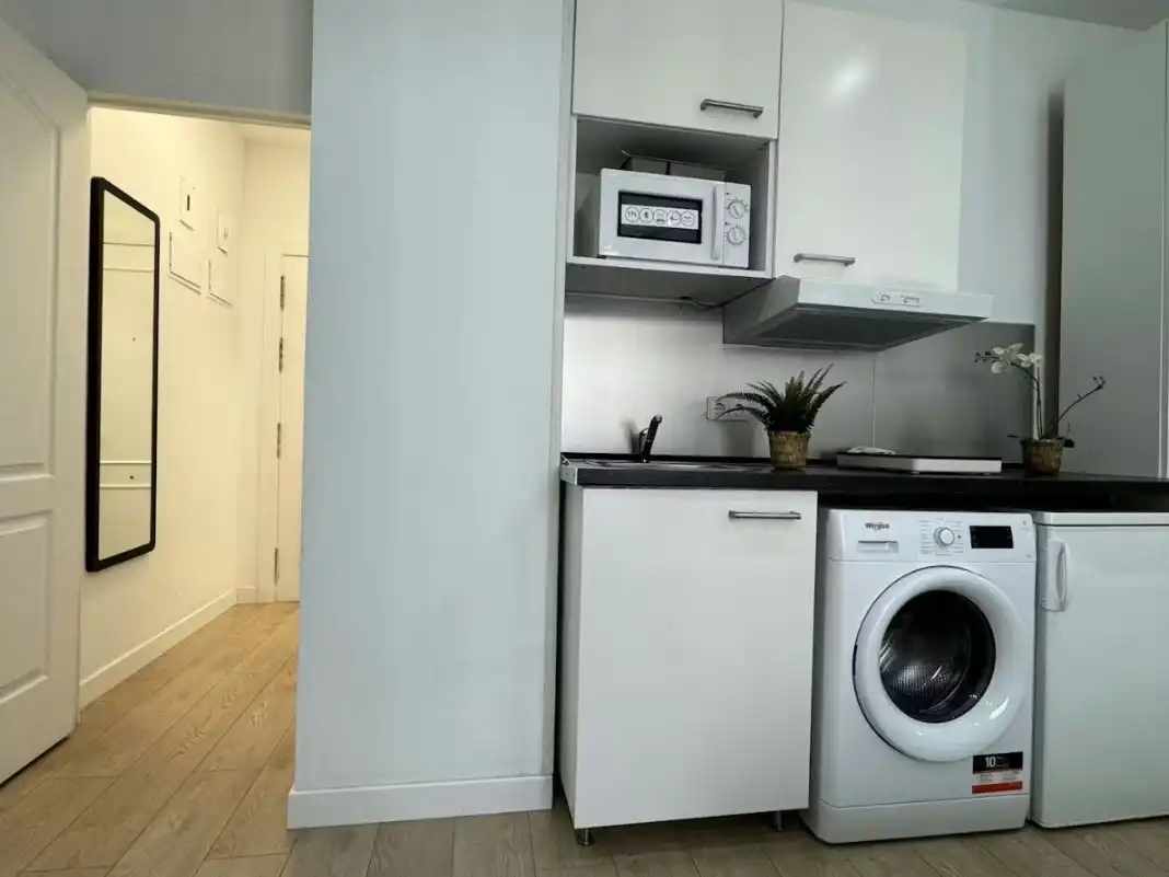Kitchen of Flat for rent in Madrid  with Air Conditioner, Heating and Furnished