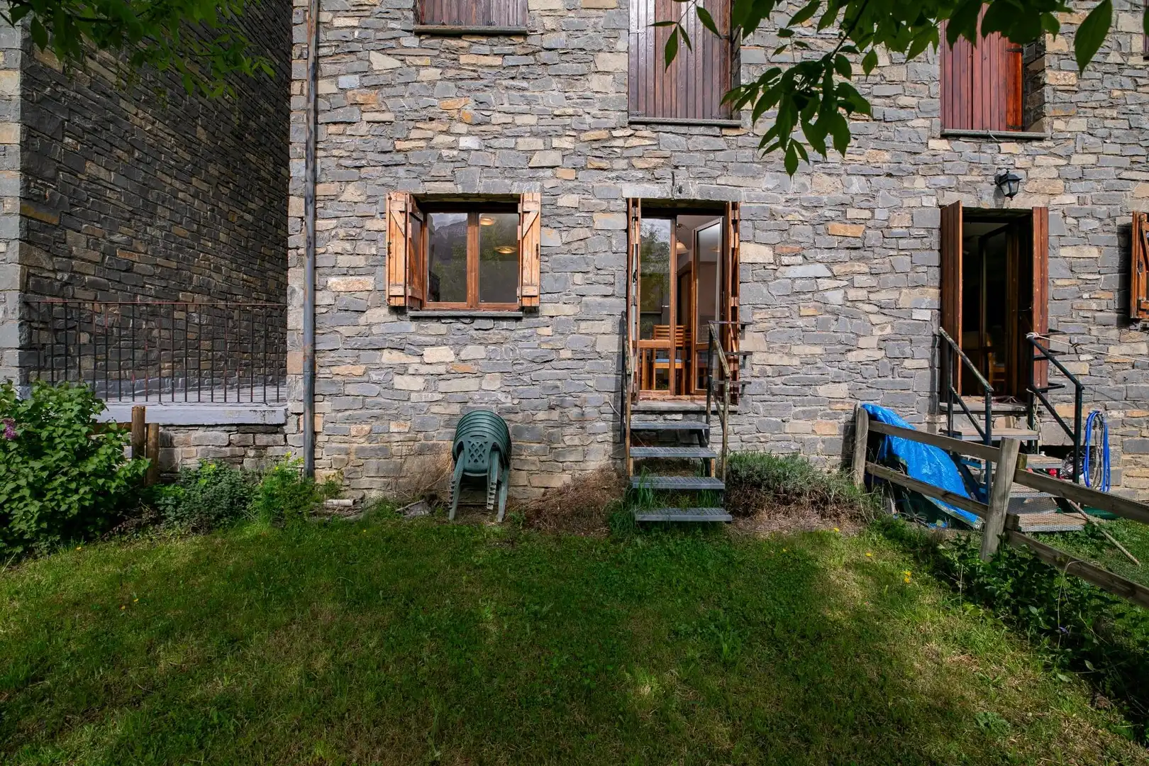 Exterior view of Flat for sale in Biescas  with Heating, Private garden and Terrace