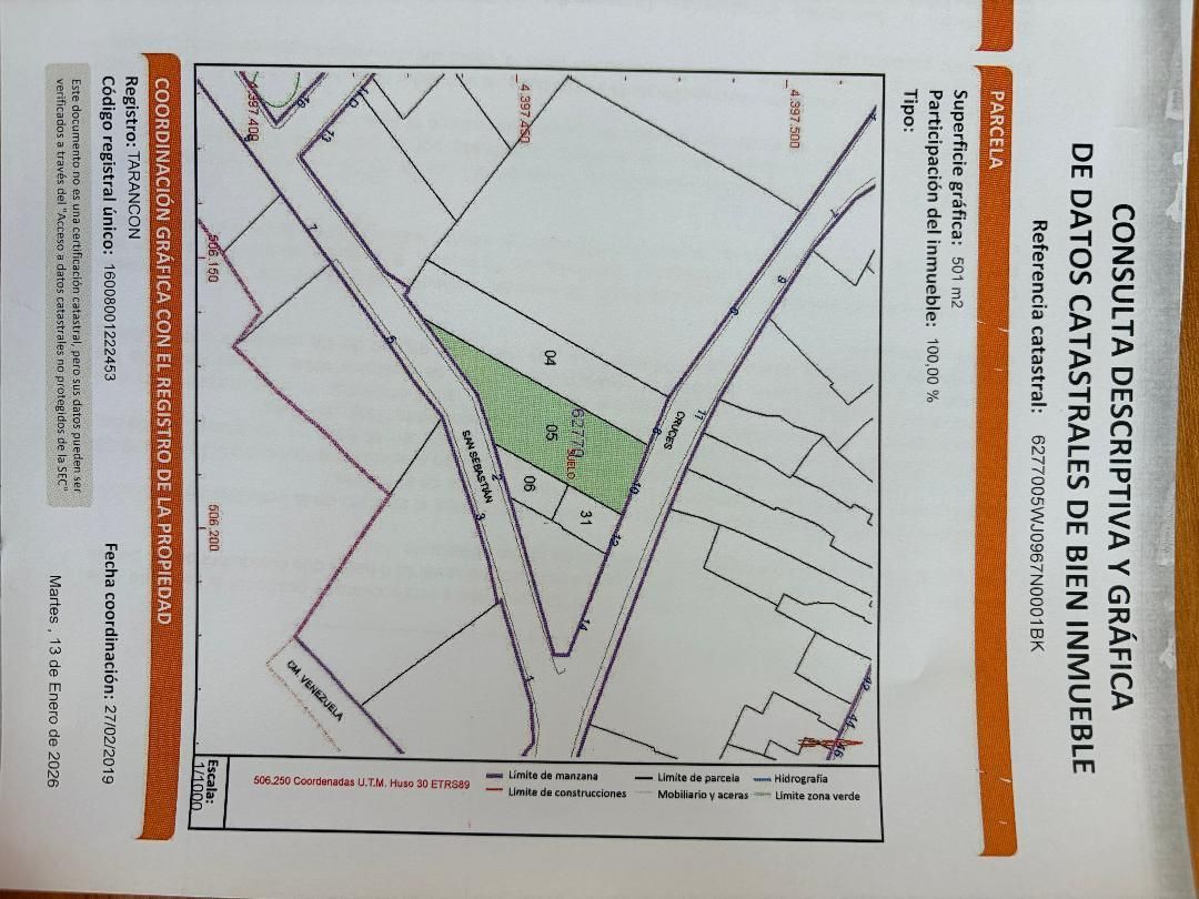 Residencial en venta en Villamayor de Santiago