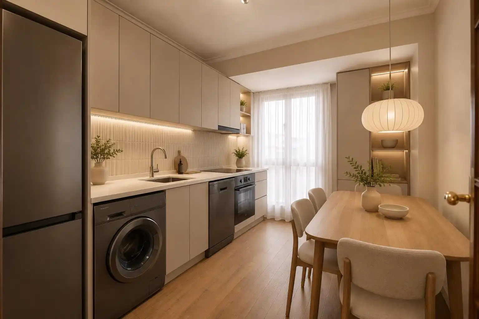 Küche von Wohnung zum Verkauf in Bilbao  mit Heizung, Terrasse und Möbliert