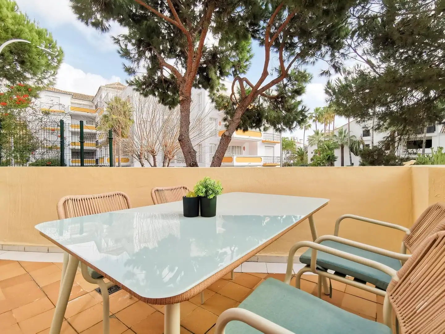 Terrace of Flat for sale in Marbella  with Air Conditioner, Heating and Private garden