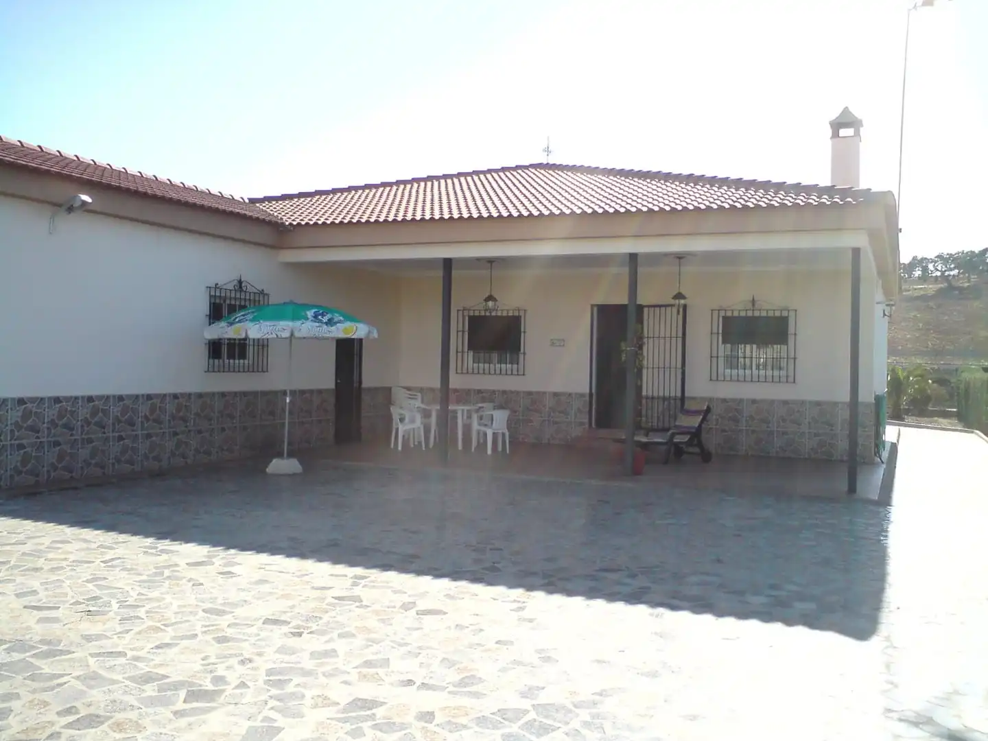 Vista exterior de Casa o chalet en venta en Fuente del Maestre con Calefacción, Jardín privado y Trastero