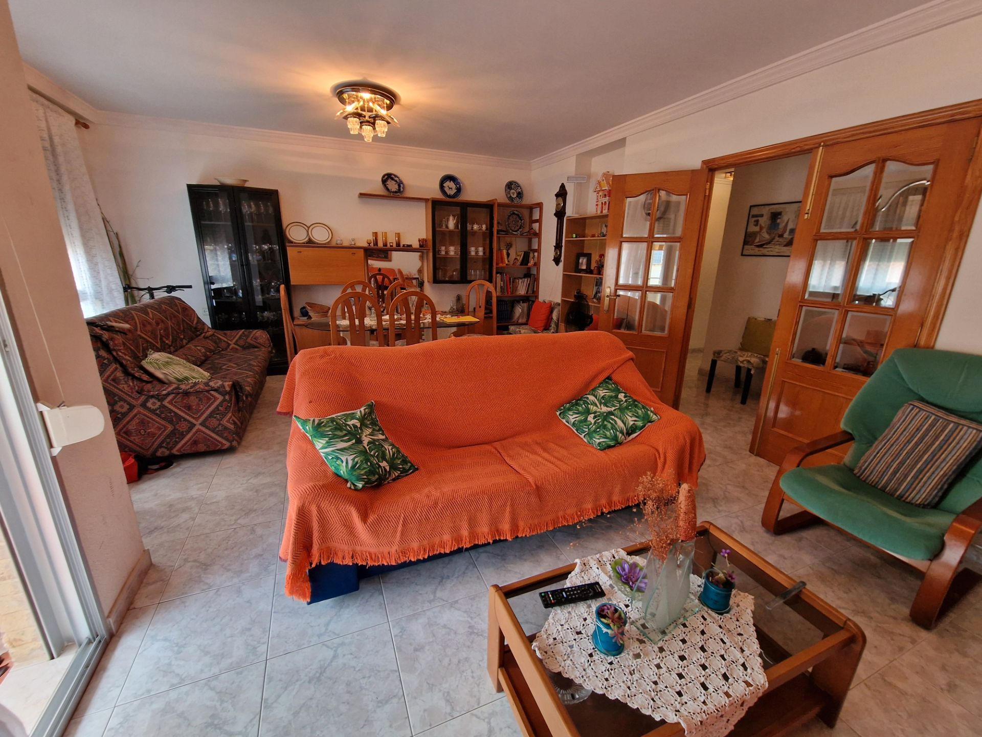 Living room of Flat for sale in Rafelcofer  with Air Conditioner, Storage room and Furnished