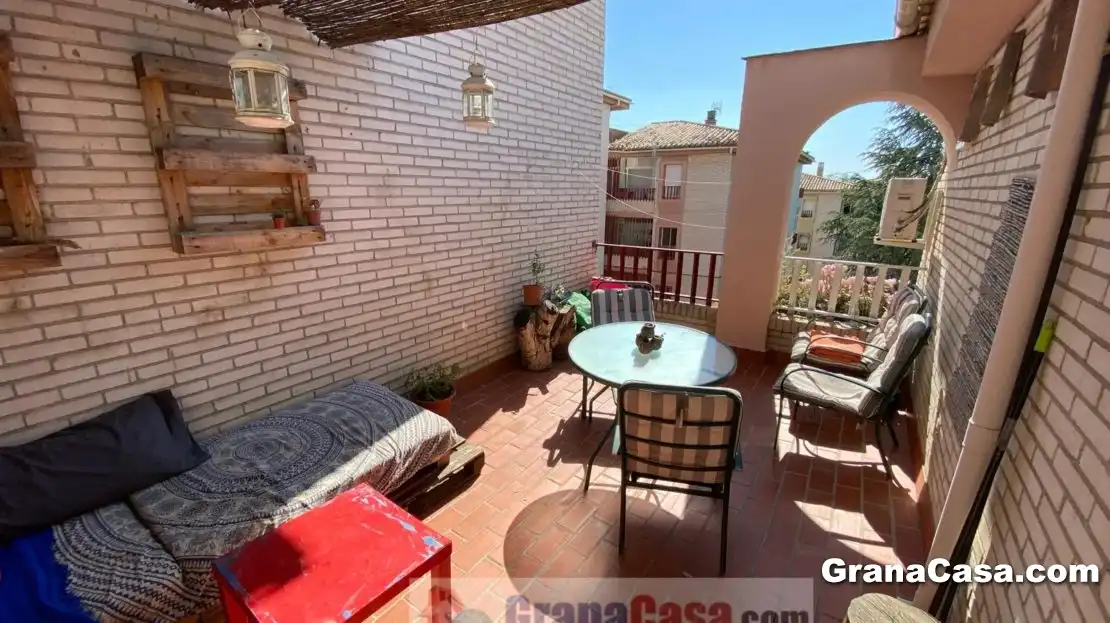 Terrace of Flat for rent in Granada  with Air Conditioner, Heating and Terrace