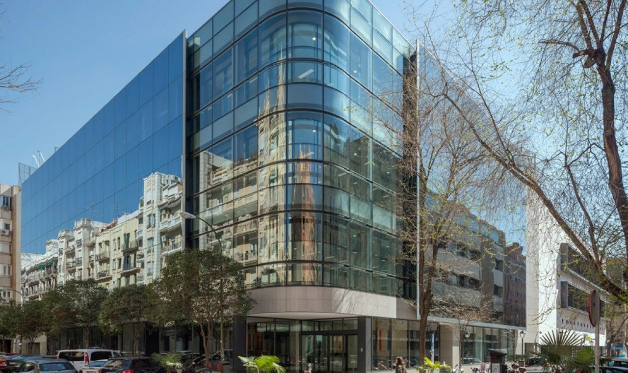 Vista exterior de Oficina de lloguer en  Madrid Capital amb Aire condicionat i Calefacció