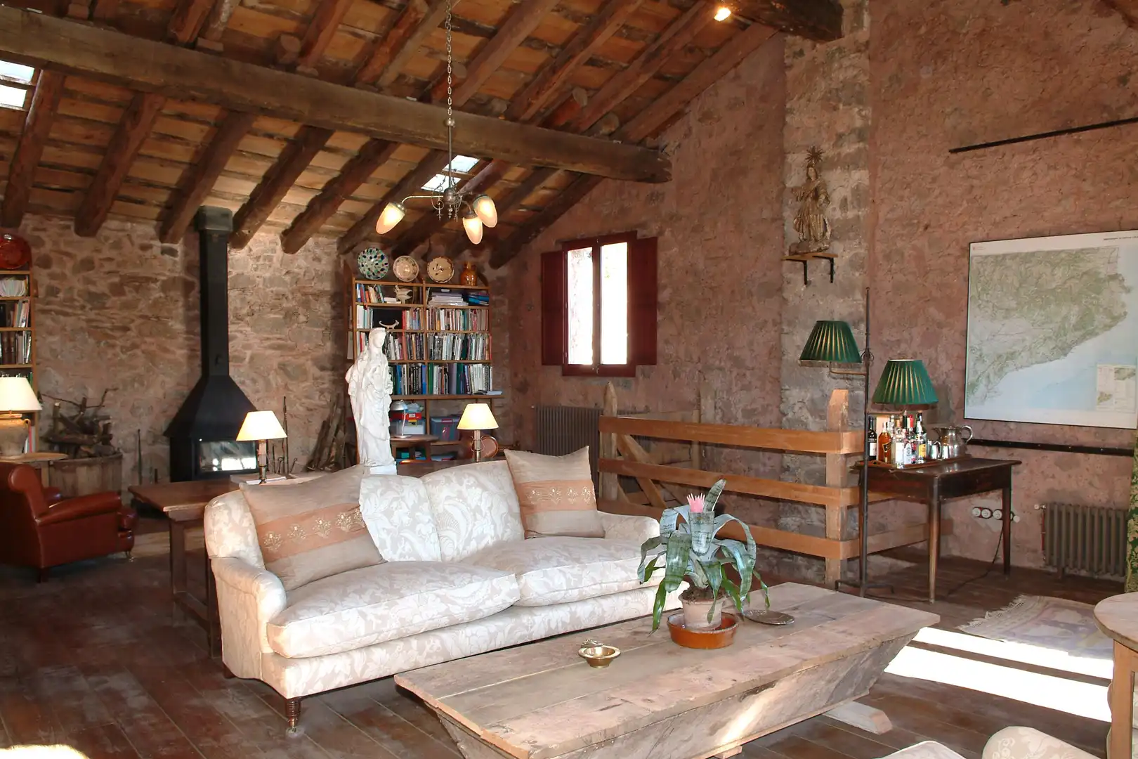 Sala de estar de Finca rústica en venta en Camprodon con Calefacción, Jardín privado y Terraza