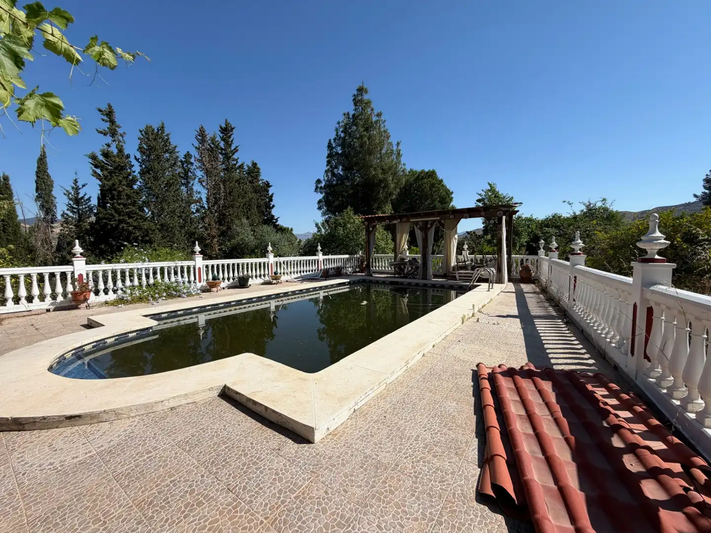Schwimmbecken von Country house zum Verkauf in Pizarra mit Klimaanlage, Privatgarten und Terrasse
