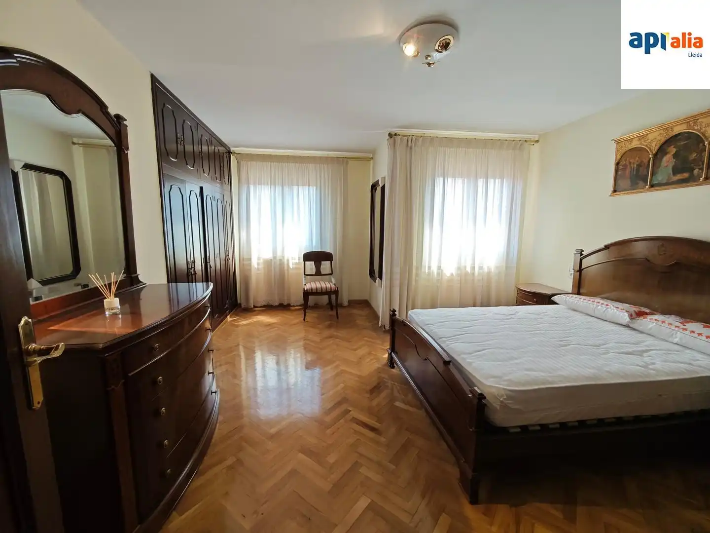 Bedroom of Flat for sale in Lleida  with Air Conditioner, Heating and Storage room