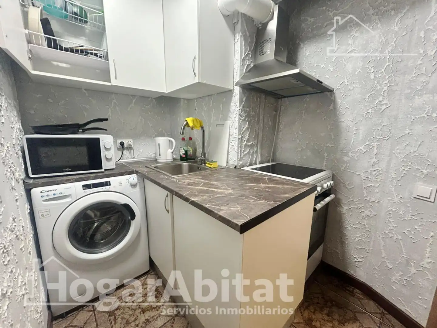 Küche von Wohnung zum Verkauf in Valencia mit Klimaanlage