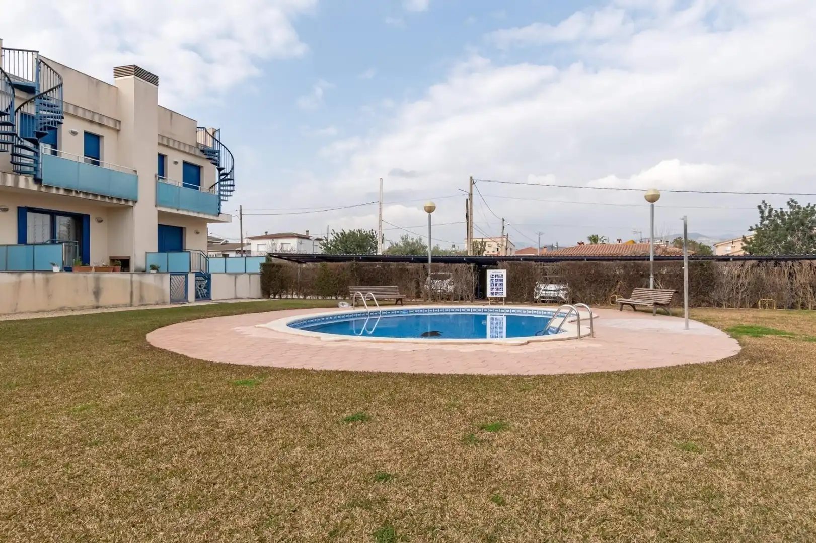 Swimming pool of Detached homes for sale in L'Ampolla, Tarragona