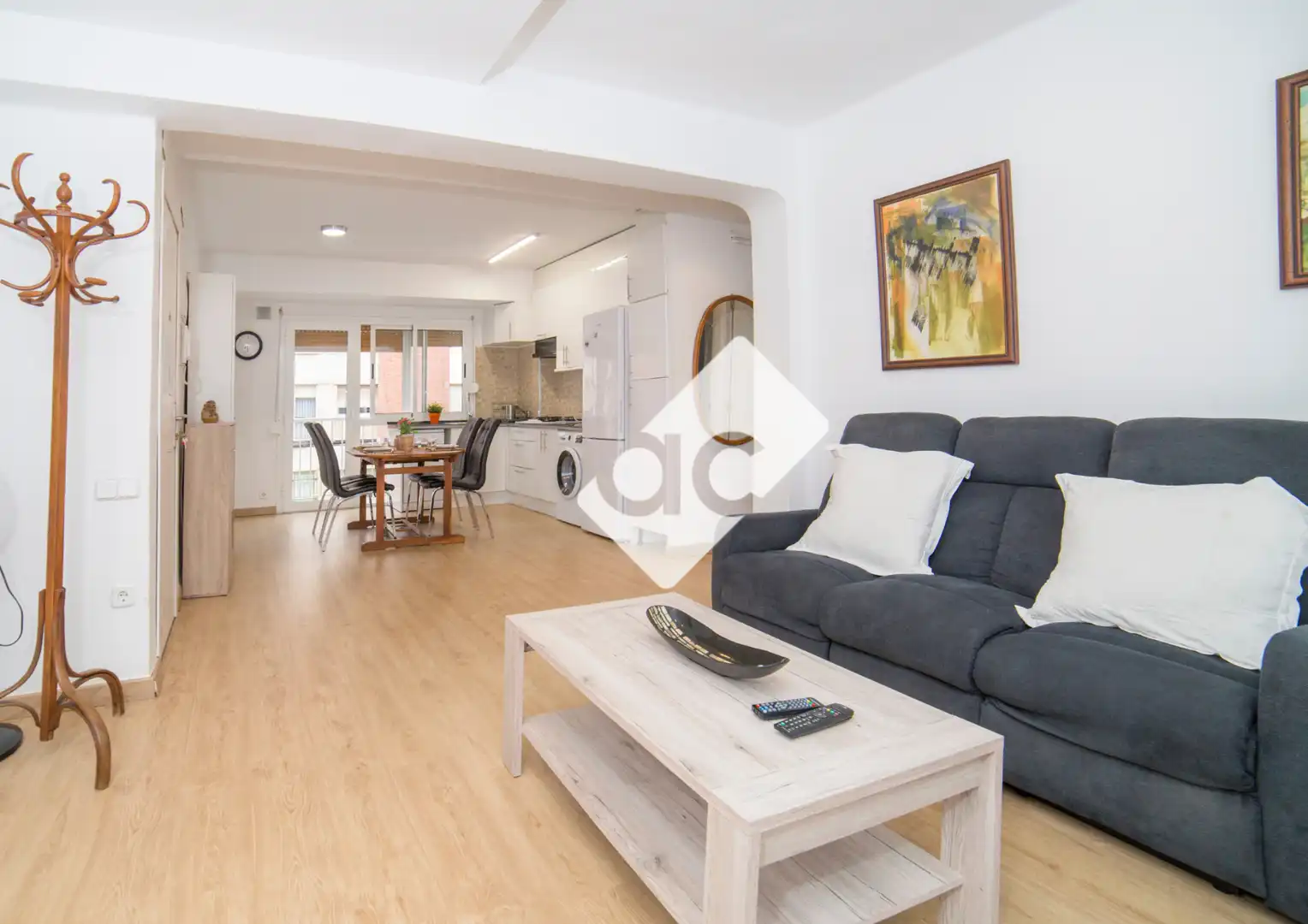 Sala de estar de Piso de alquiler en Valencia con Aire acondicionado, Calefacción y Amueblado