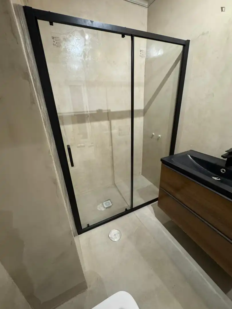 Bany de Apartament per a compartir en Granada amb Moblat, Forn i Microones