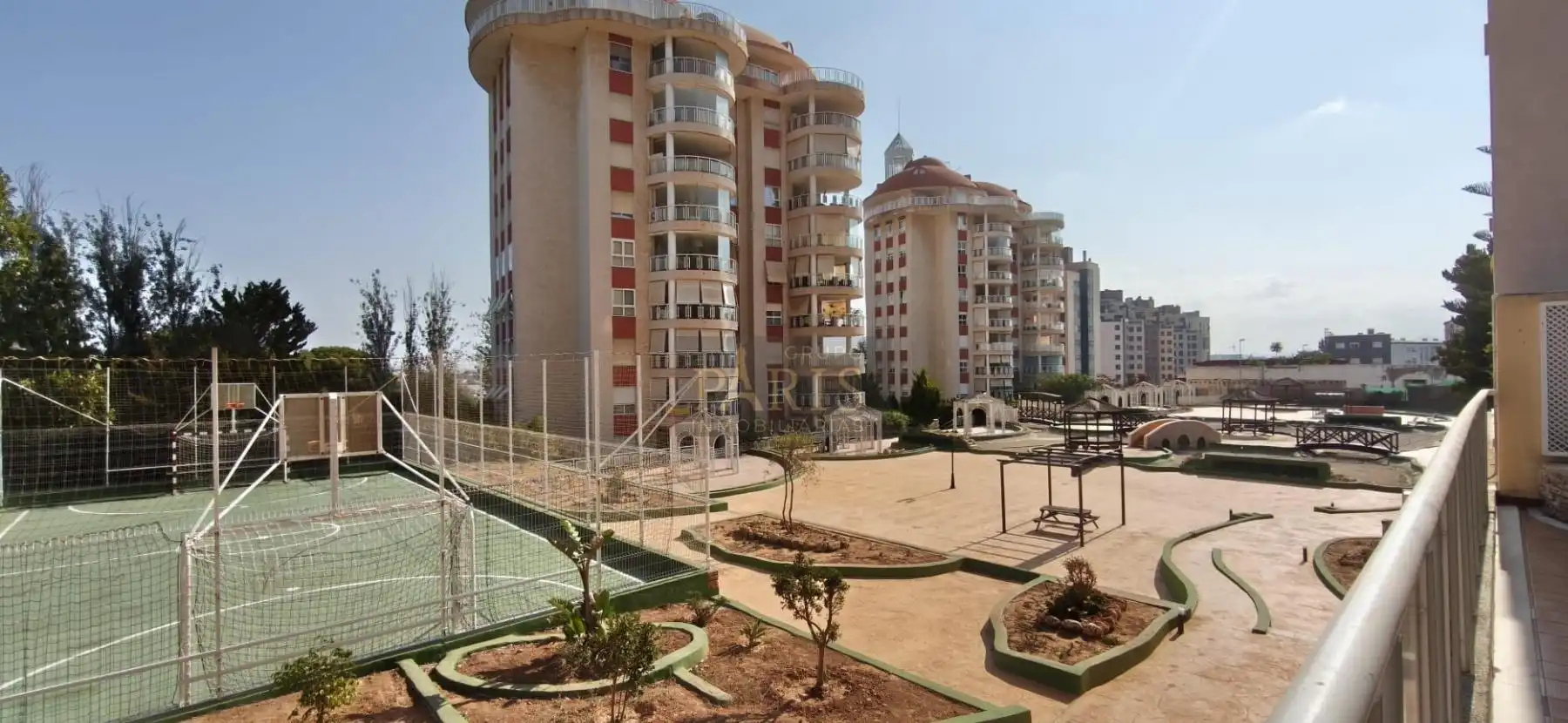 Vista exterior de Pis de lloguer en Cartagena amb Calefacció, Moblat i Piscina comunitària