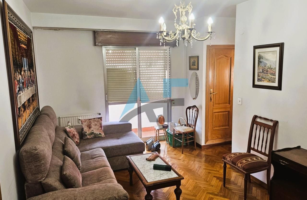 Living room of Flat for sale in Ourense Capital   with Heating, Parquet flooring and Storage room
