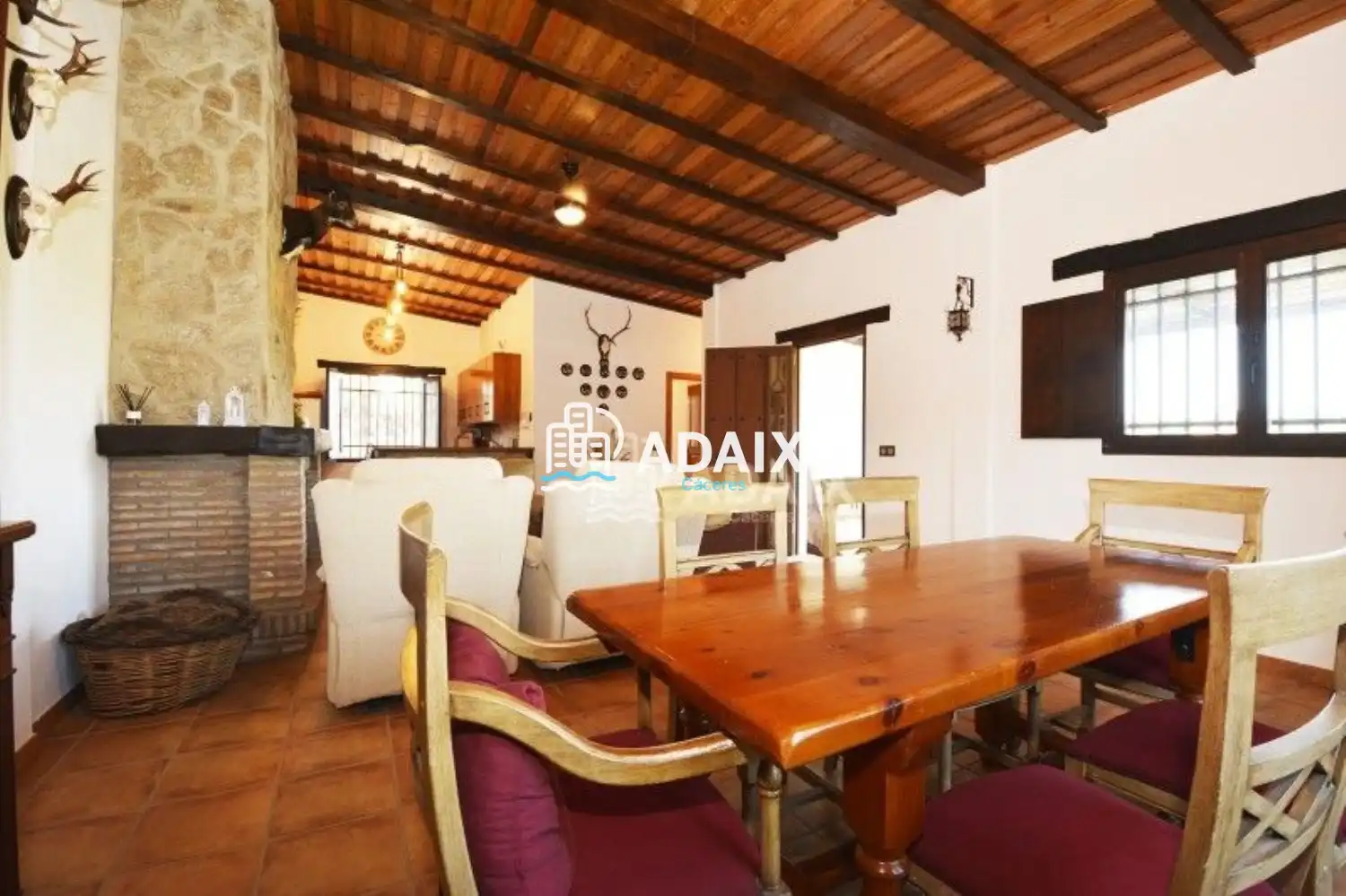 Jardín de Finca rústica en venta en Aliseda con Aire acondicionado y Terraza