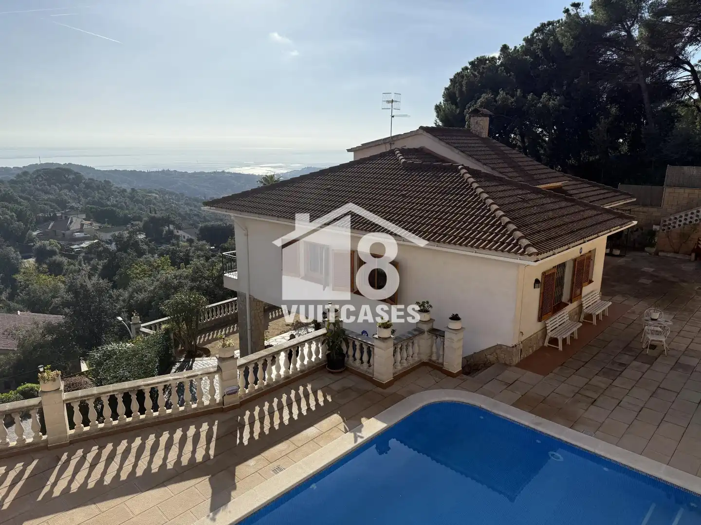 Vista exterior de Casa o xalet en venda en Arenys de Munt amb Calefacció, Terrassa i Traster