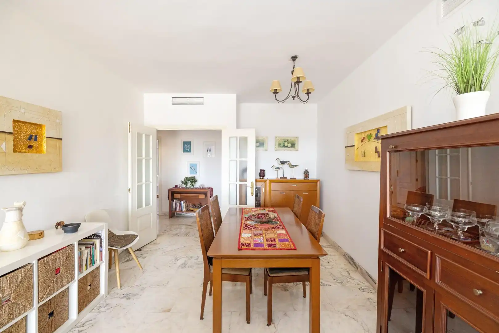 Dining room of Flat for sale in Mijas  with Air Conditioner, Terrace and Storage room