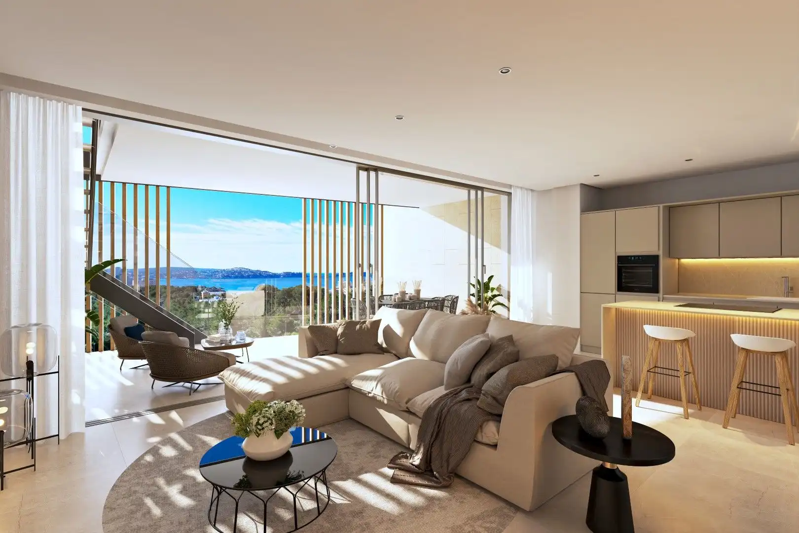 Sala de estar de Apartamento en venta en Fígols con Aire acondicionado, Calefacción y Jardín privado