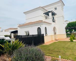 Vista exterior de Casa o xalet en venda en Torre-Pacheco amb Aire condicionat, Terrassa i Piscina