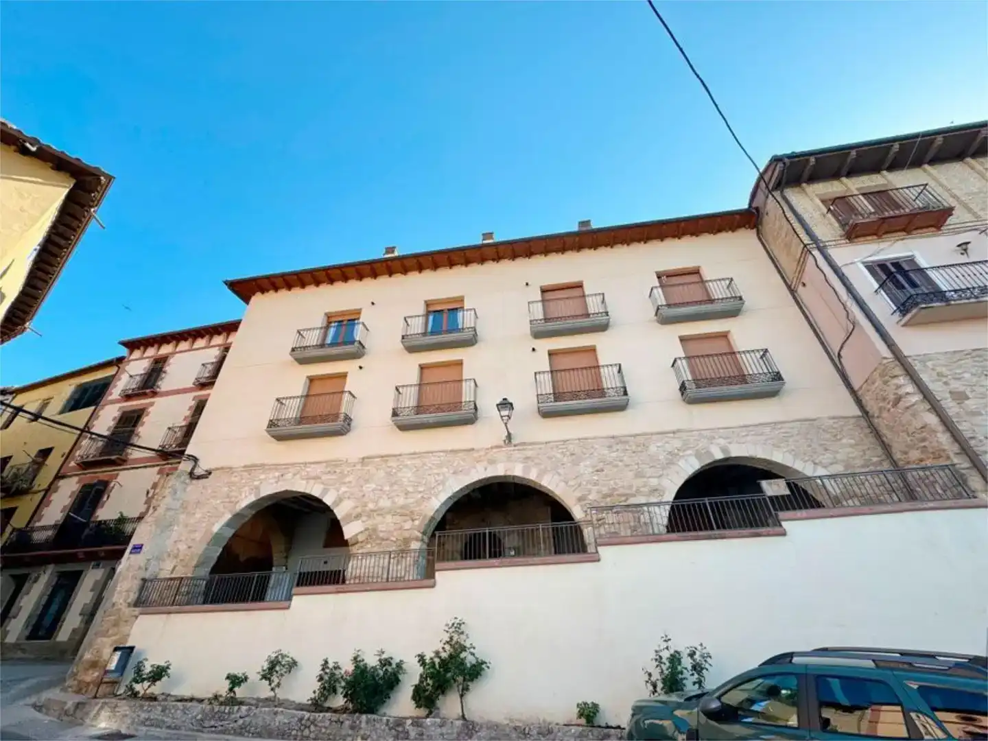 Vista exterior de Piso en venta en Benabarre con Balcón