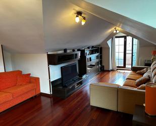 Living room of Flat for sale in Meruelo  with Heating, Terrace and Furnished