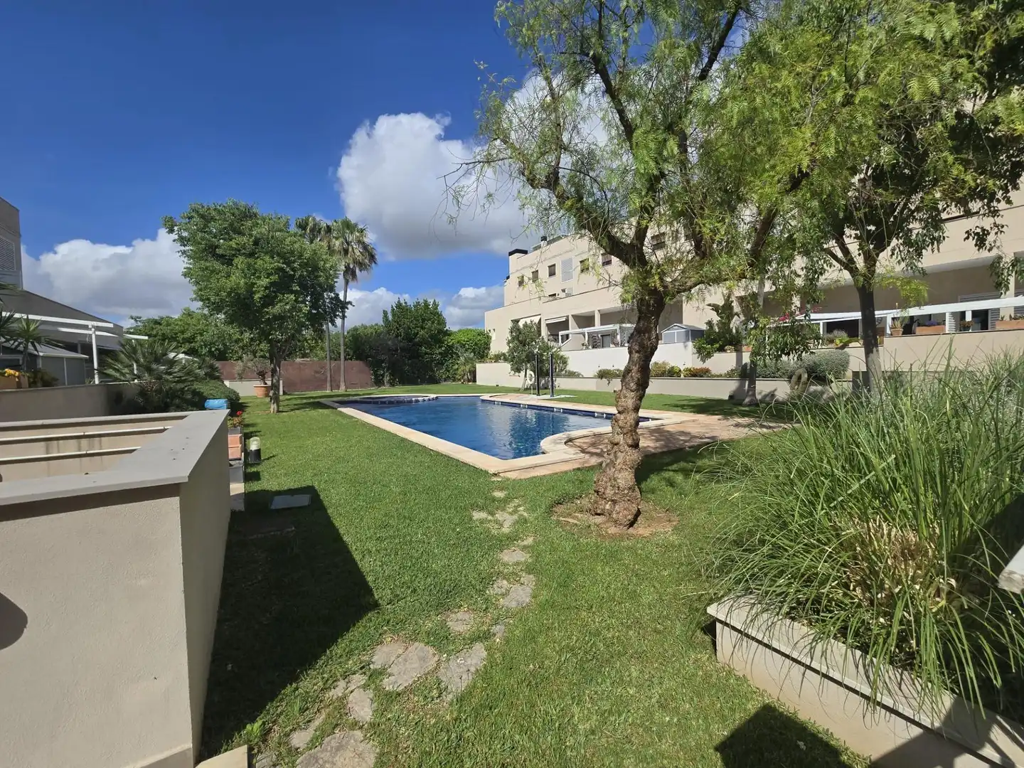 Piscina de Planta baixa en venda en Inca amb Aire condicionat, Jardí privat i Terrassa