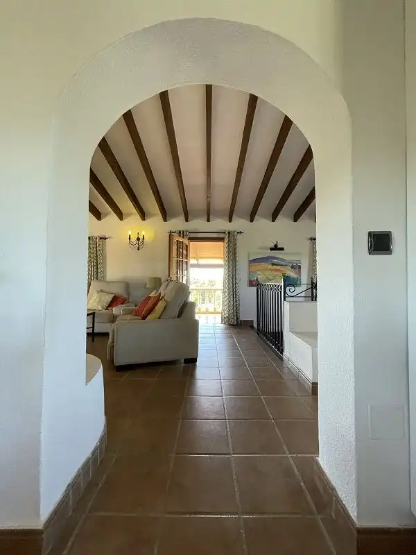 Sala de estar de Finca rústica en venta en Llucmajor con Aire acondicionado, Calefacción y Jardín privado