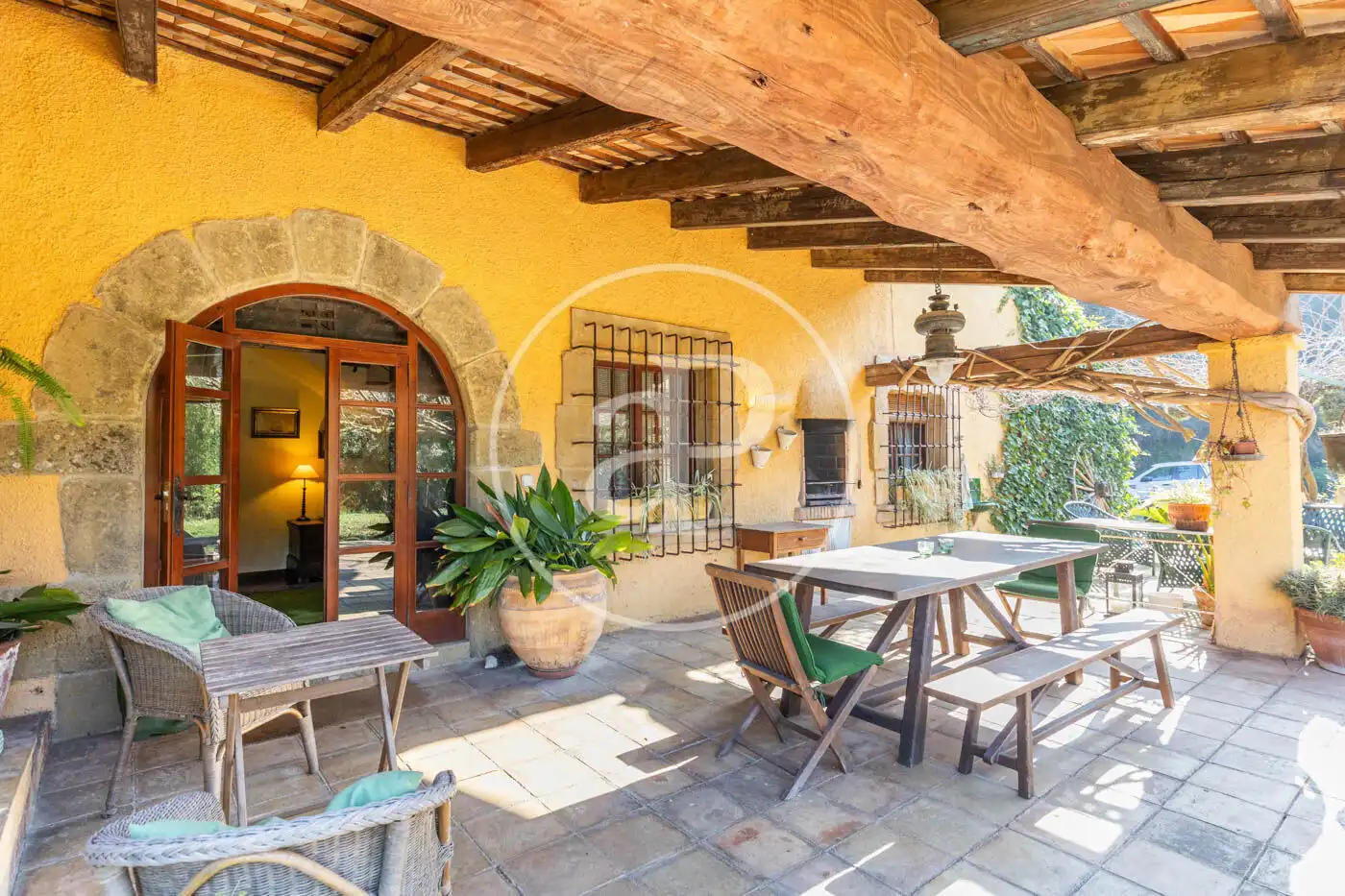 Terraza de Casa o chalet en venta en Vilanova del Vallès con Calefacción, Jardín privado y Terraza