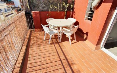 Terrace of Attic to rent in  Barcelona Capital  with Air Conditioner, Heating and Parquet flooring