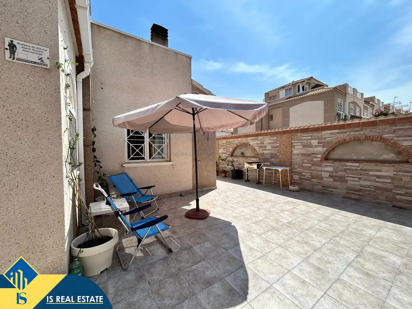 Terrassa de Casa adosada de lloguer en Torrevieja amb Aire condicionat, Calefacció i Jardí privat