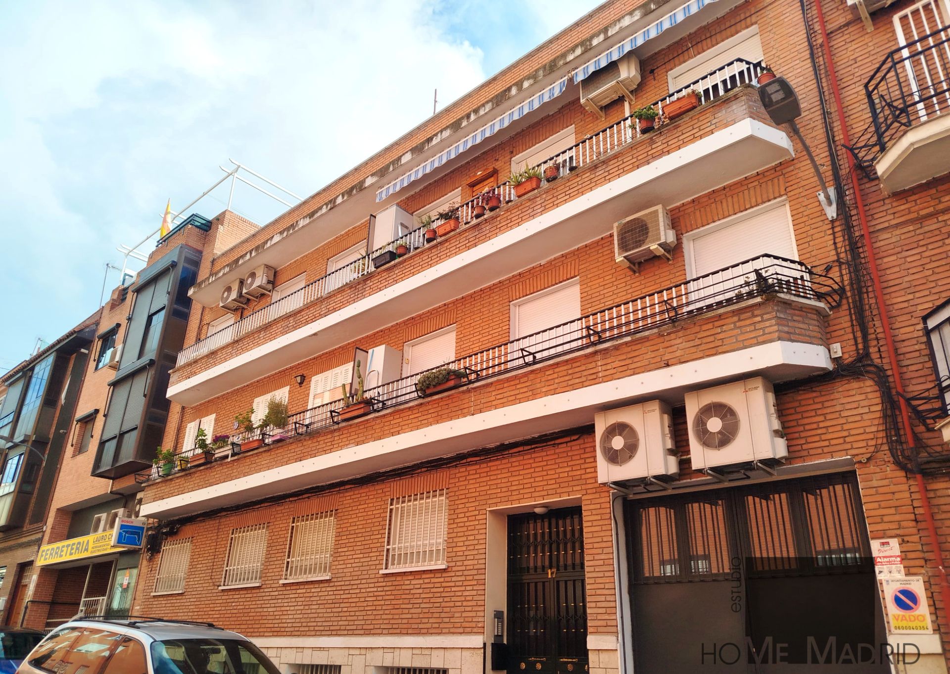 Exterior view of Flat for sale in  Madrid Capital  with Air Conditioner, Heating and Terrace