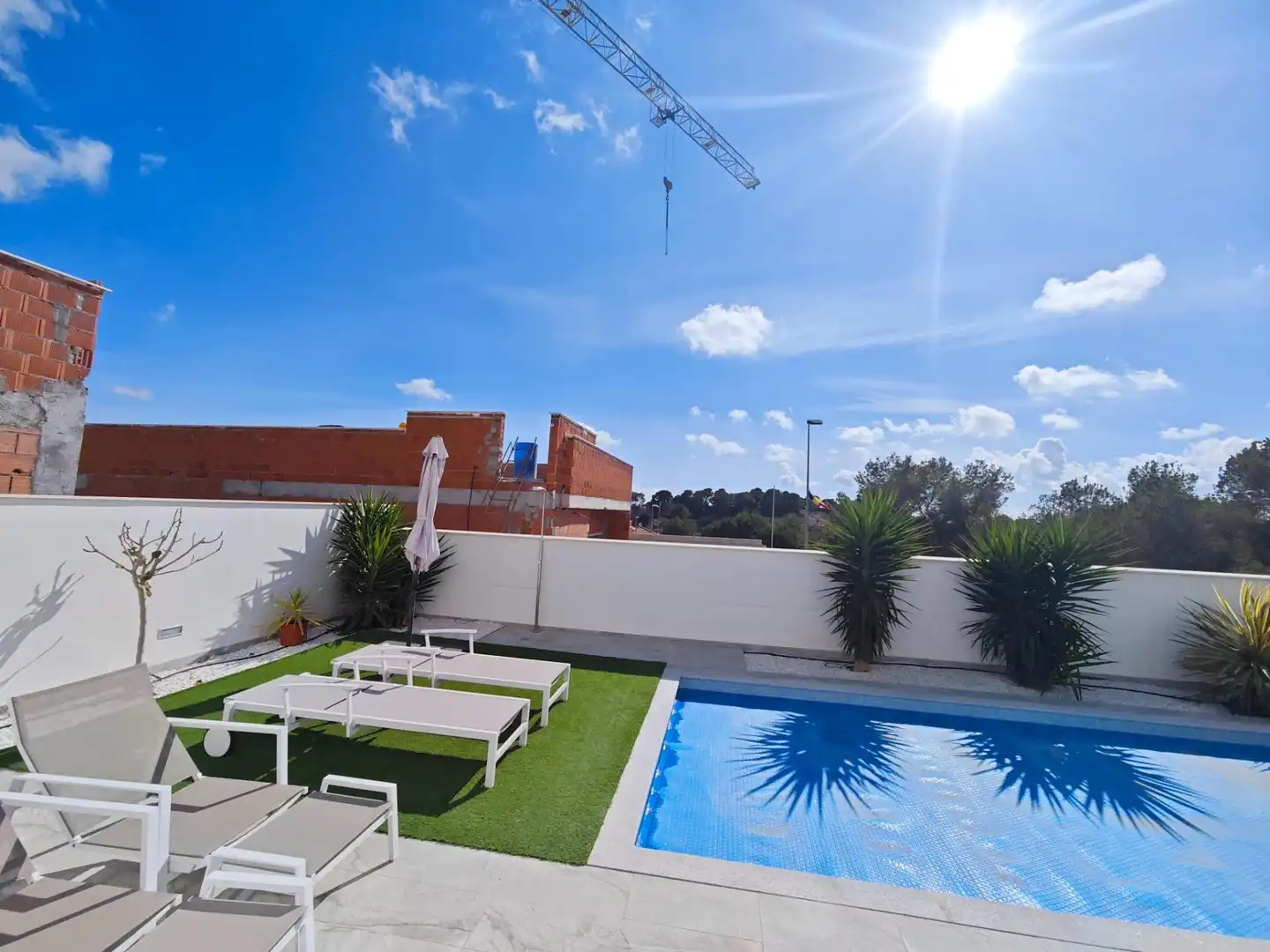 Piscina de Casa o chalet en venta en Pilar de la Horadada con Calefacción, Jardín privado y Terraza