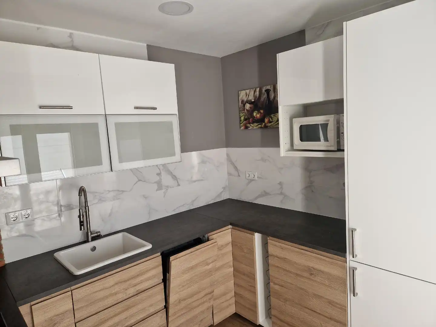 Kitchen of Flat for sale in Lleida  with Air Conditioner, Heating and Parquet flooring