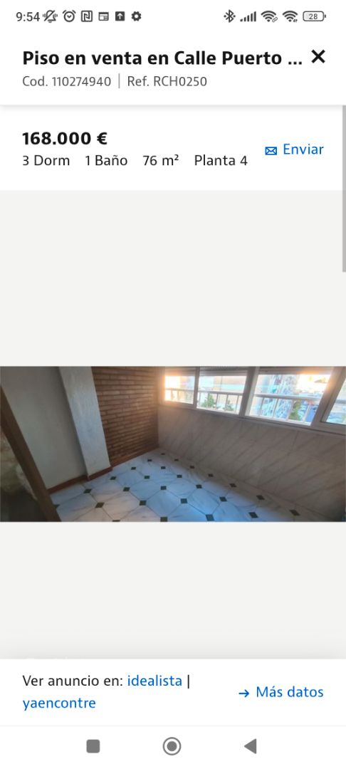 Dormitori de Pis en venda en  Sevilla Capital amb Moblat