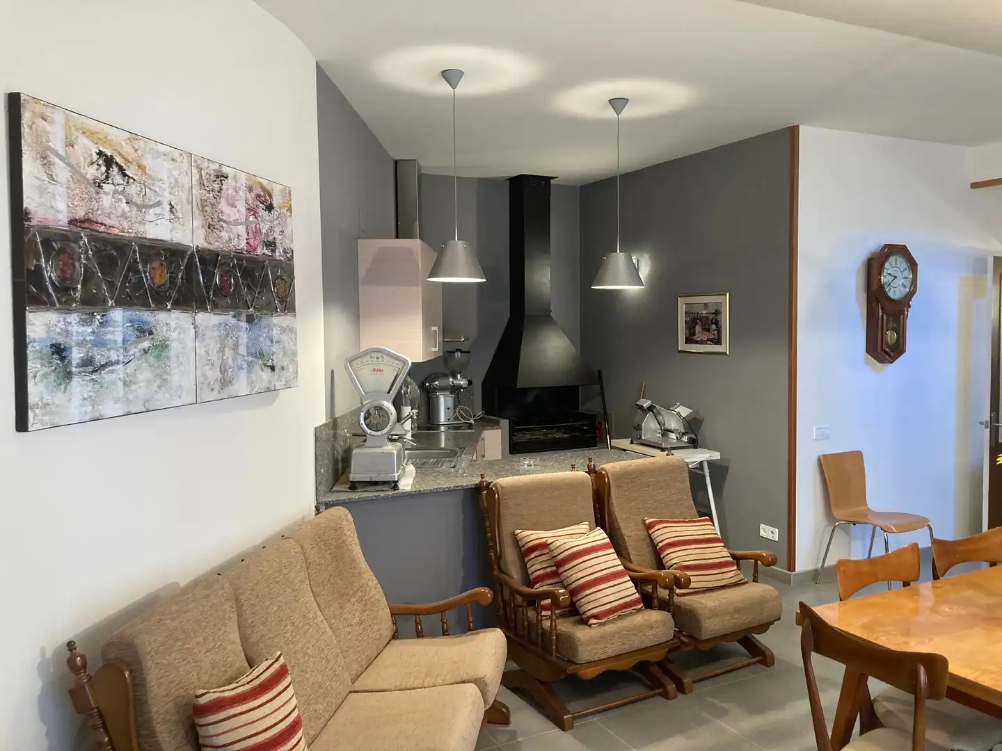 Sala de estar de Dúplex en venta en Capellades con Calefacción, Terraza y Amueblado