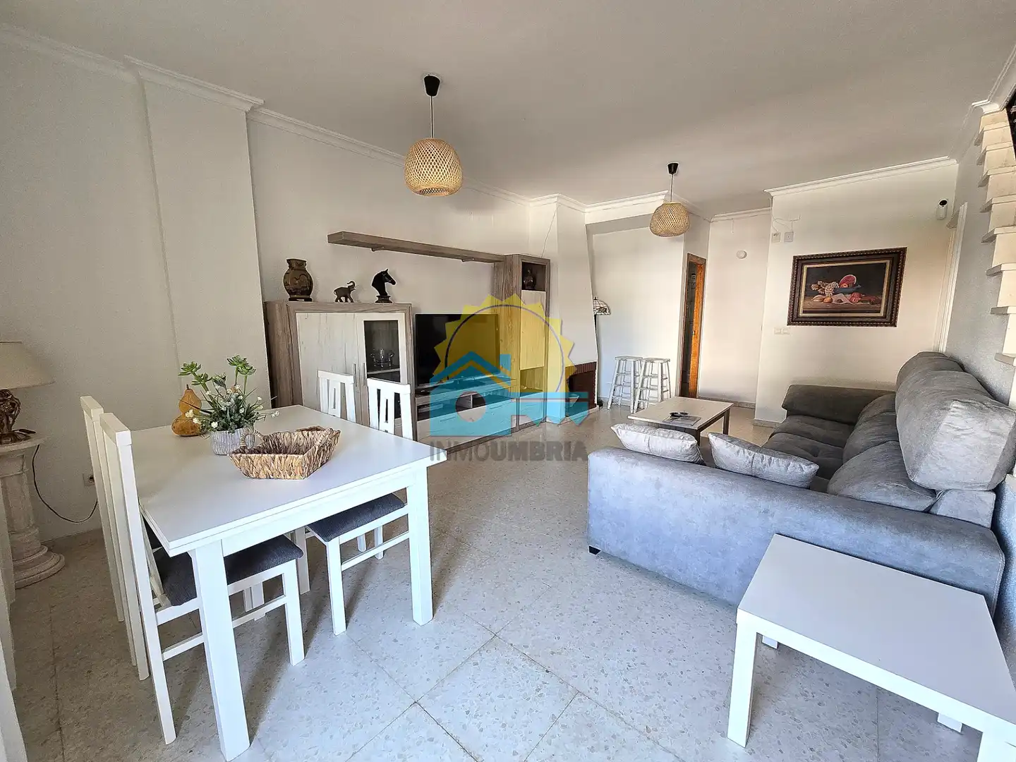 Sala de estar de Casa adosada en venta en Punta Umbría con Terraza, Balcón y Piscina comunitaria