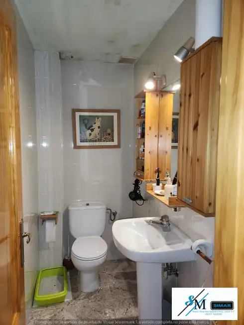Baño de Casa adosada en venta en Numancia de la Sagra con Aire acondicionado, Calefacción y Jardín privado